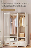 Large Capacity Portable Wardrobe Closet Durable Sturdy Assembly Clothes Organizer Bedroom Dustproof Storage Solution