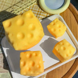 Square Cheese Squishy Toys Slow Rebound Push Stress Relief Sensory Toys Cheese Stress Balls Fidget Toys for Children Adult