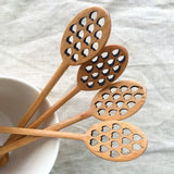 Environmentally Friendly Solid Wood Mixing Spoon Home Kitchen Utensil Spoon Creative Coffee Beverage Honey Mixing Tool Wholesale