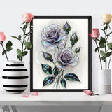 Huacan Rose Flower Carve Diamond Painting New Arrivals 2025 Full Square Round Drill Diamond Mosaic Rhinestone Pictures