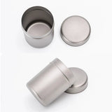 Tea Storage Bottle Titanium Portable Tea Box Outdoor Portable Camping Coffee Can