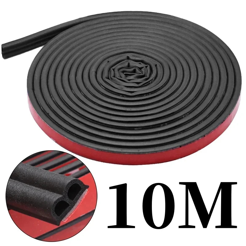 5/10M Car Rubber Seal Strip Auto Protector Sealing Strips Car Door Rubber Seals for Car Door Trunk Hood Sealant Sound Insulation