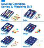 Montessori Toddler Busy Board,Autism Sensory Toys，Educational Activity Motor Skills Baby, Life Skills Learning Toys for Kids