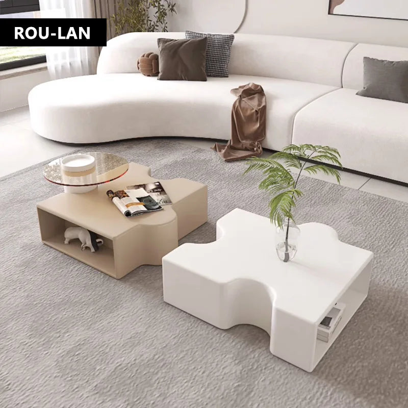 Light Luxury Tea Table Set Tea Table Small Living Room Home Modern Minimalist Patchwork Tea Table
