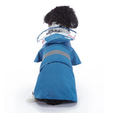 Fashionable Reflective Pet Dog Raincoat Cute Animal Raincoat Pet Hooded Waterproof Jacket Clothes Dog Clothes for Big Dogs