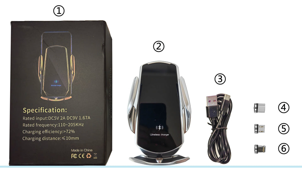 For Jaguar XE 2015 2016 2017-2021 Magnetic Car Phone Holder Magnet Mount Wireless Charging Phone Stand Customized Bracket Base