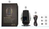 For Jaguar XE 2015 2016 2017-2021 Magnetic Car Phone Holder Magnet Mount Wireless Charging Phone Stand Customized Bracket Base