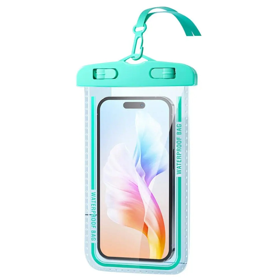 New IPX8 Waterproof Phone Pouch Transparent Touchable Floating Phone Waterproof Bag for Beach Underwater Photography Phone Cover