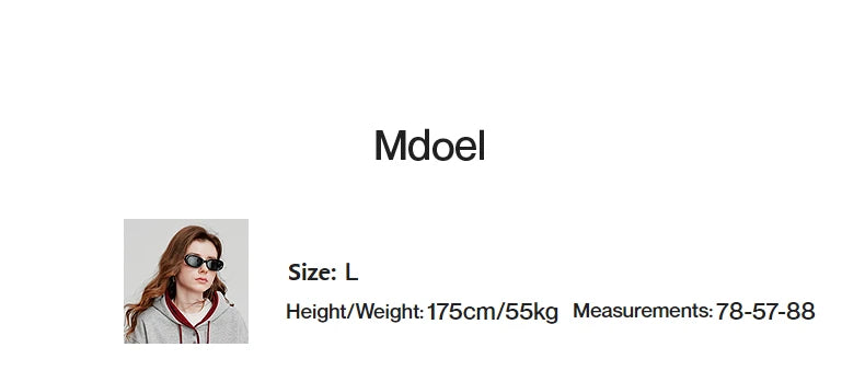 TOYOUTH Women Hoodies Sweatshirt 2025 Autumn New Contrasting Color Embroidery Splicing Hooded Pullover Tops