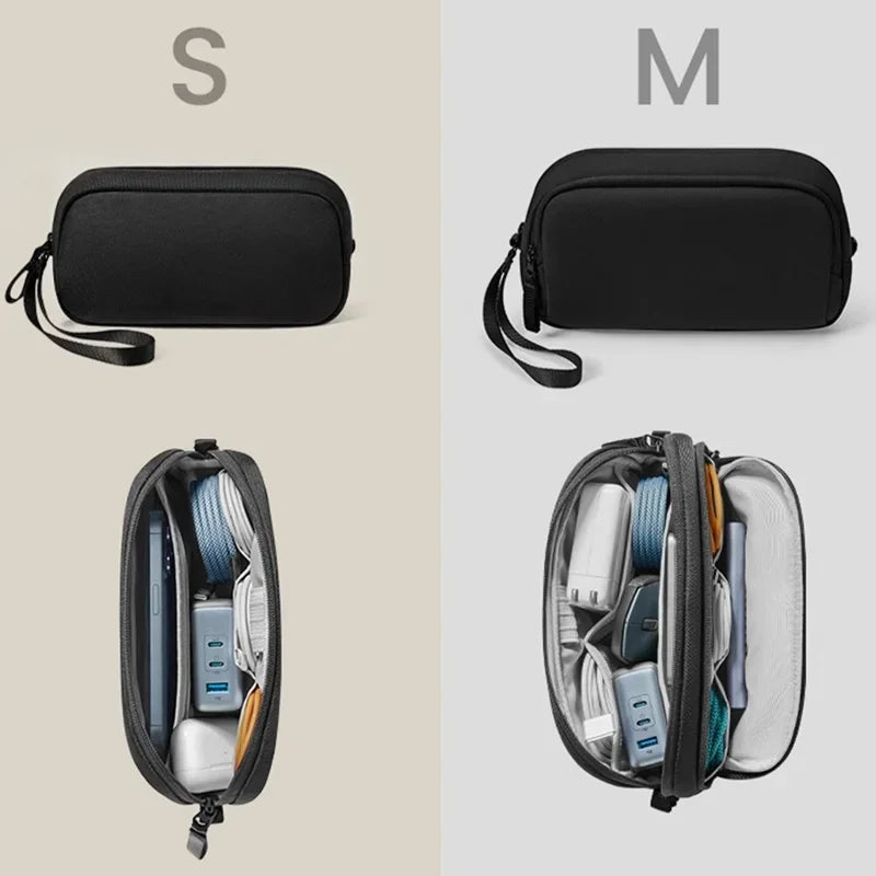 New Portable Wire USB Organizer Bag Travel Earphone Powerbank Data Lines Storage Pouch Large Capacity Mouse Cable Bag