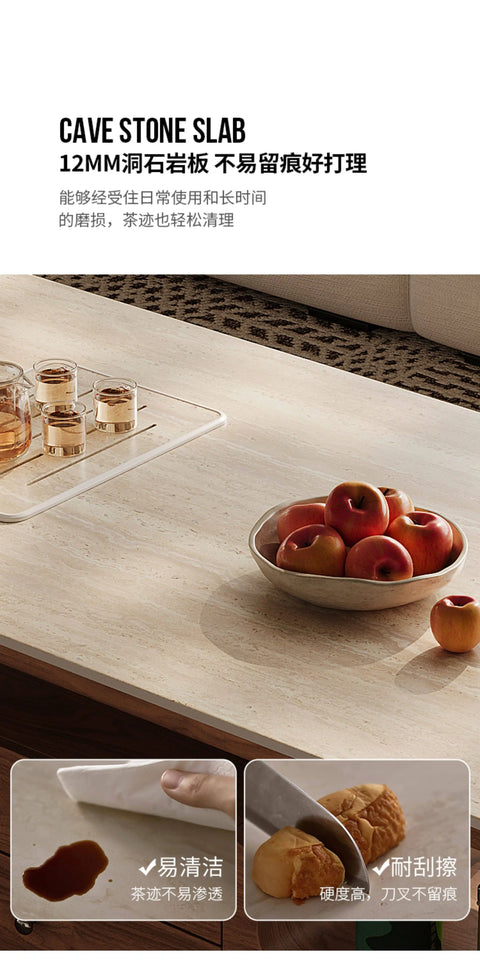 Tea Making Integration Rectangle Coffee Table Storage Fashion Living Room Center Sofa Side Table Interior Decor Items Furniture
