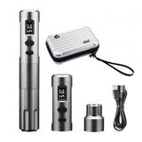 New upgrade K6003 Wireless PMU Tattoo Machine 2.8mm stroke Tattoo Pen With 2 Battery Packs For Eyebrow Permanent Makeup