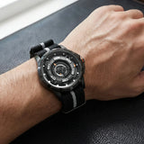 BERNY Automatic Skeleton Watch For Men 3D Dial 5ATM Luminous Sapphire 316L Steel MIYOTA 82S0 Mechanical Top Luxury Men's Watches