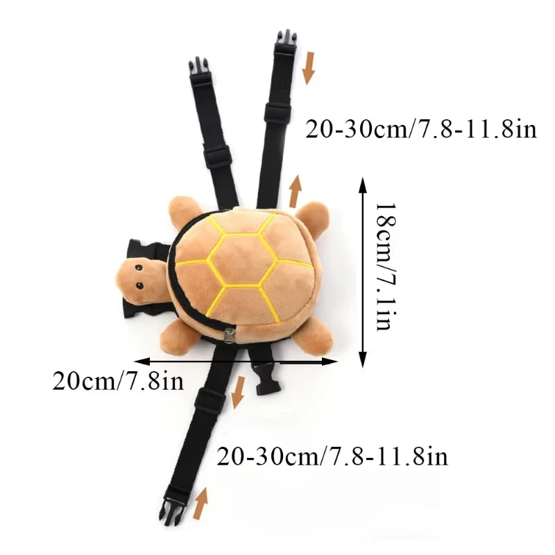 Turtle Shape Dog Snack Bag Large Capacity Pet Backpack Portable Soft Puppy School Bag Convenient Cute Puppy Carrier