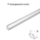 1-30pcs/Lot perfil aluminio led Corner Aluminium Profile Channel Holder for LED Strip Light Bar Cabinet Lamp Kitchen Closet