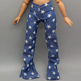 Kids Fancy 28CM 11In High School Doll Clothes Accessories DIY Clothing Trousers Yoga Set For Dolls Girls Birthday Gift