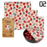 Reusable Food Fresh Keeping Cloth Organic Storage Natural Food Grade Beeswax Food Wrap Eco Friendly Kitchen Food Packaging Paper