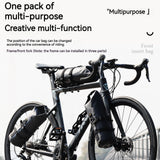 ENLEE Bicycle Multifunctional Front Fork Bag Outdoor Waterproof Bag 5L Capacity Road Mountain Bike Long-Distance Travel Bag
