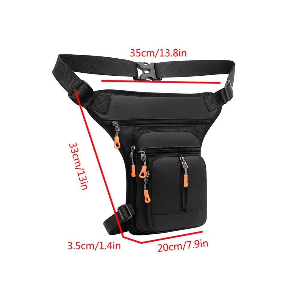 Waterproof Drop Leg Bag Waist Bags Men Shoulder Bags Thigh Waist Fanny Pack Pouch Outdoor Hiking Ride Motorcycle Leg Bag