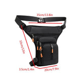 Waterproof Drop Leg Bag Waist Bags Men Shoulder Bags Thigh Waist Fanny Pack Pouch Outdoor Hiking Ride Motorcycle Leg Bag