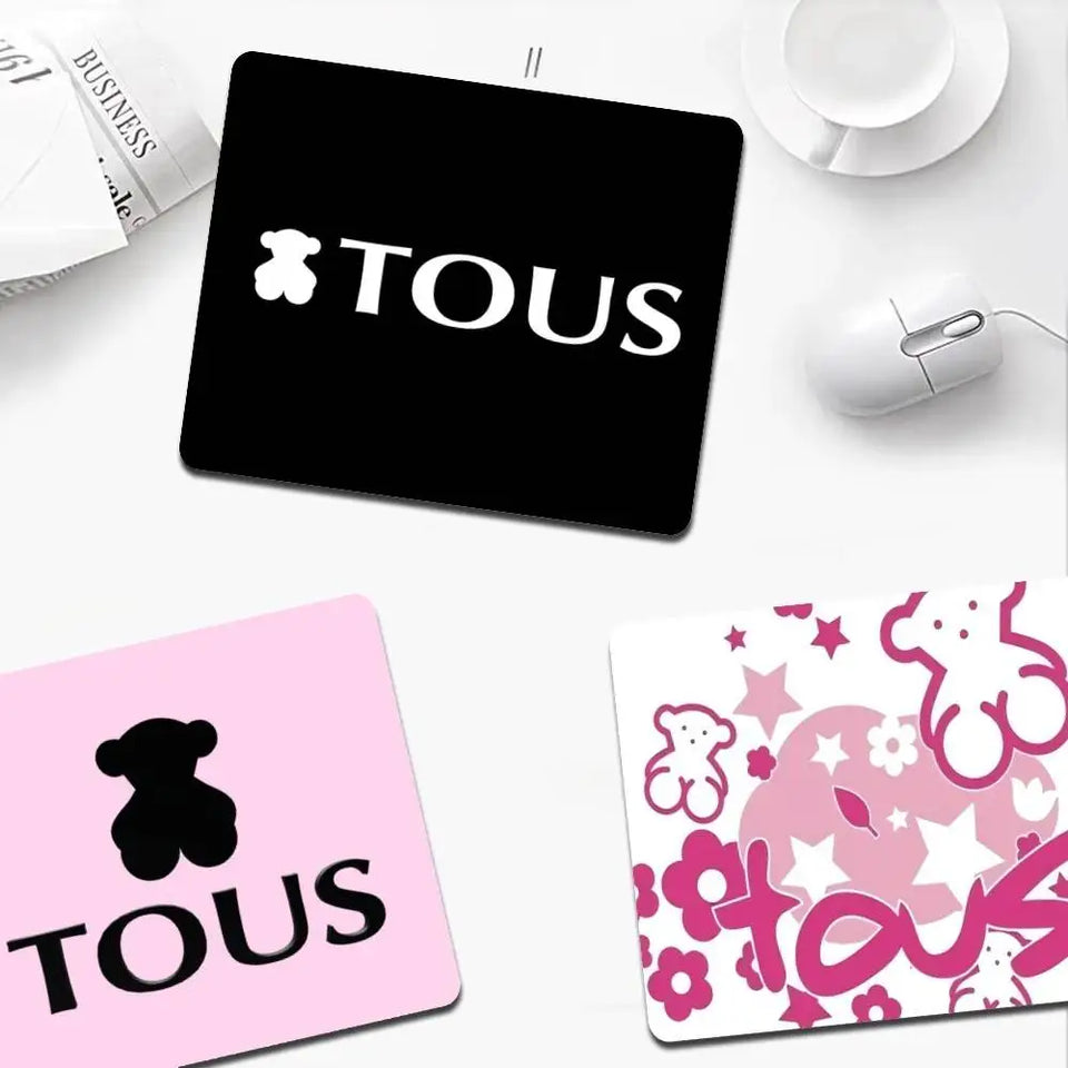 Classic Jewelry Logo T-Tous Animation Keyboard Mat Table Mat Students Gabinete PC Gamer Desktop Mouse Pad For PC Computer Table