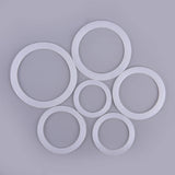 2pcs Silicone Seal Ring Flexible Washer Gasket Ring Replacenent For Cups Moka Pot Kitchen Coffee Espresso Makers Parts