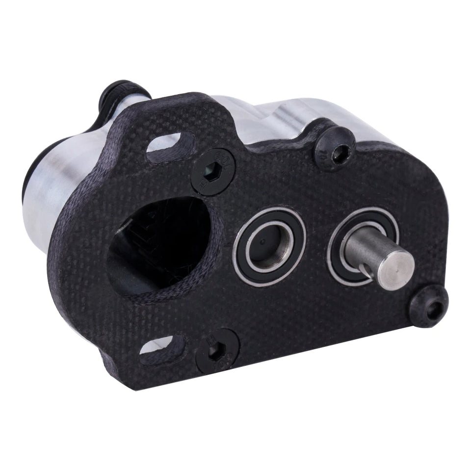 48Pitch Ultralight Portal Transmission Tiny Gearbox with Slipper Pad for 1/10 LCG Chassis Cheater Rigs Capra SCX10 III AR45 Axle