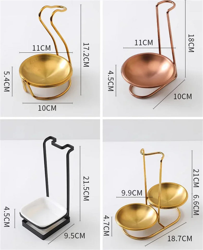 Gadget Multifunctional Portable Spoon Rest for Hotpot Restaurant Food Restaurant Utensil Household Upright Ladle Holder Kitchen