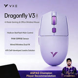 VXE Dragonfly V3 Series Wireless Gaming Mouse Rechargeable Lightweight Mice ATK VXE V3 PRO PAW3395SE Custom Esport Mouse for FPS