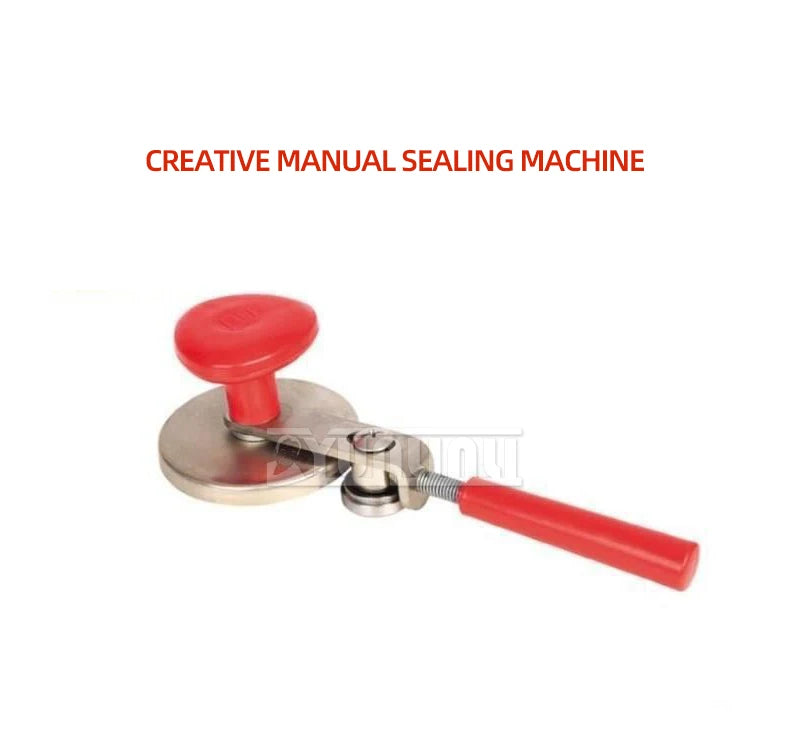 Manual Can Sealer Portable Bottle Sealing Machine Aluminum Cans Sealing Machine Plastic PET Cans Food-grade Aluminum Can
