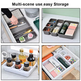 Make Up Organizer Box Storage Drawer Storage Box Closet  Cover Kitchen Bathroom Storage Trays 8pc/set Sundries Jewellery Holder