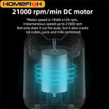 Portable Blender Bottle Electric 6 Blades Multifunction Juice Blender Fresh Juice Smoothie Blender Ice CrushCup Food Processor