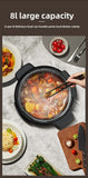 ‌13L Commercial Heavy Duty Pressure Cooker,Restaurant Grade Electric Steamer,Breakfast Buffet Auto Keep Warm Function