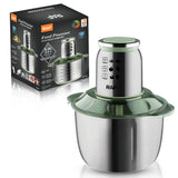 5L Electric Meat Grinder Stainless Steel Garlic Chopper Meat Mincer 1000W Food Processor Blender Machine for Kitchen Mixer 220V