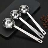 High-quality Stainless Steel Measuring Spoon Blending Thicken Coffee Scoop 5/10/15/20/30ML Powder Spoon Coffee