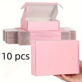 10 Pcs Pink Shipping Boxes Pink Corrugated Cardboard Mailer Boxes Bulk for Packaging Small Business Mailing Gift