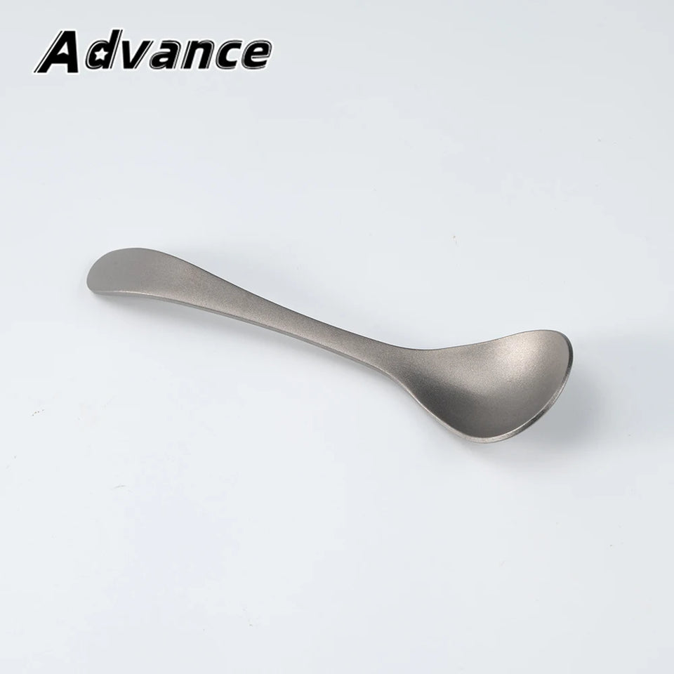 Small Size Titanium Alloy Spoon Outdoor Camping Coffee Mixing Spoon