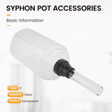 OQZEX Coffee Syphon Pot Accessories TCA-3/5Cup High Quality Glass Siphon Vacuum Pot Coffee Maker Parts Replace(A)