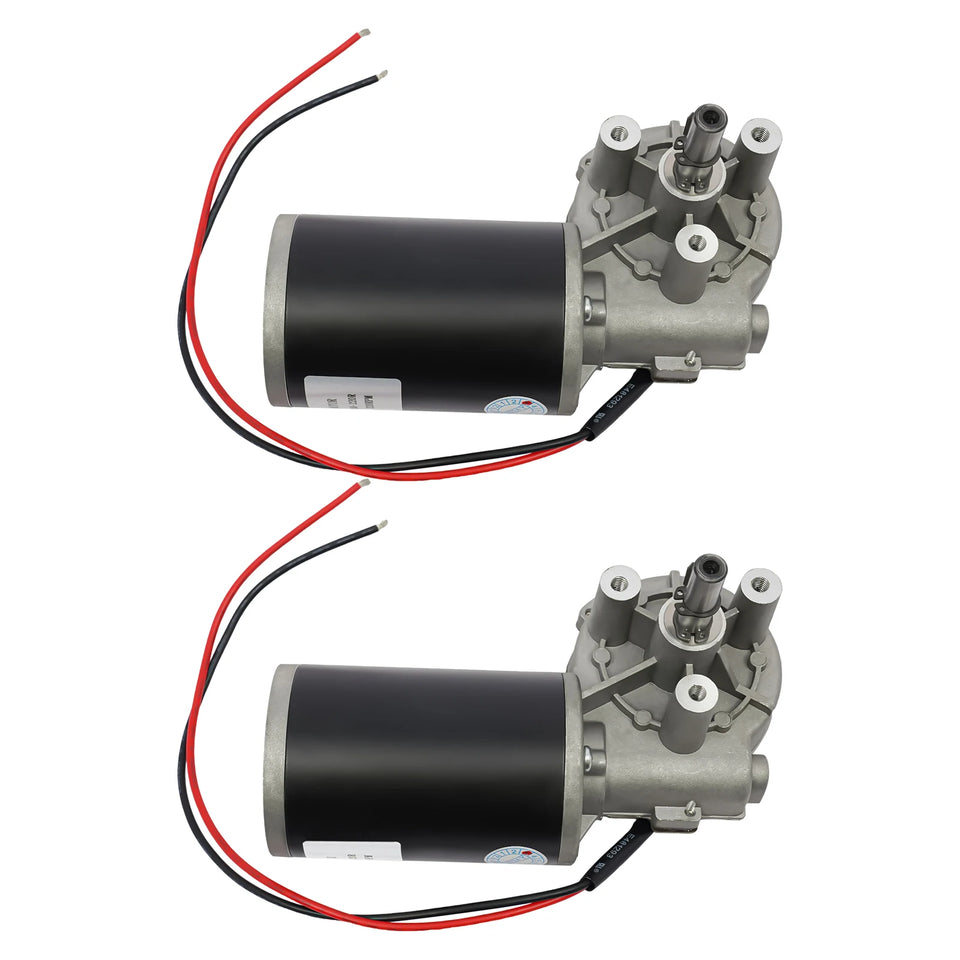 Bymaocar Dc Motor, 60w 220rpm Dc Gear Motor, Electric Gear Motor  60w-24v/12v Used in Packaging, Printing, Textile,