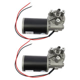 Bymaocar Dc Motor, 60w 220rpm Dc Gear Motor, Electric Gear Motor  60w-24v/12v Used in Packaging, Printing, Textile,
