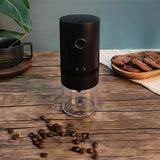 Portable Electric Coffee Grinder with USB Charging Adjustable Ceramic Grinding Core Long Endurance for Outdoor Travel