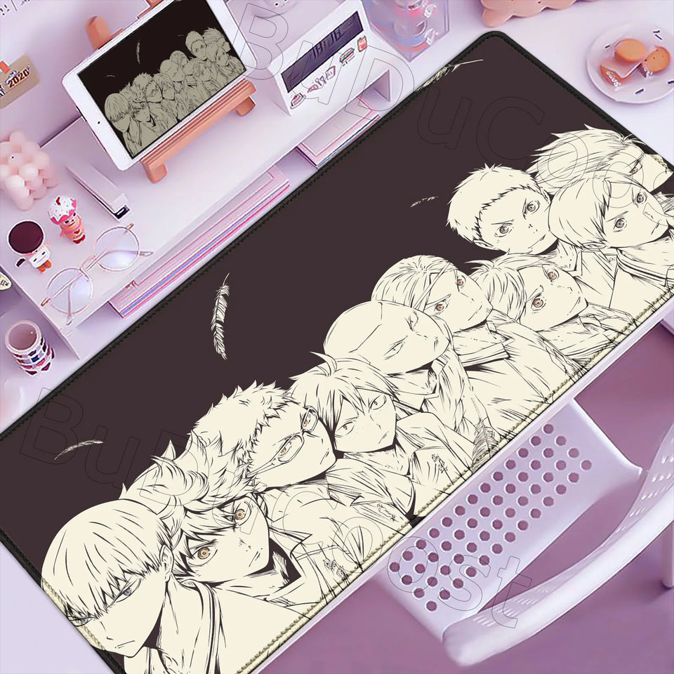 2026 New Arrival Cool Mouse Mat Anime Haikyuu Mause Pad Anime Gaming Large Cabinet Kawaii Mousepad Xxl Desk Cute Pc Carpet Mats