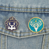 2-6pcs/set Hobby Collection Enamel Pins Reading Book Iced Coffee Knit Brooch Hiking Badges Music Korean Girls Band Jewelry
