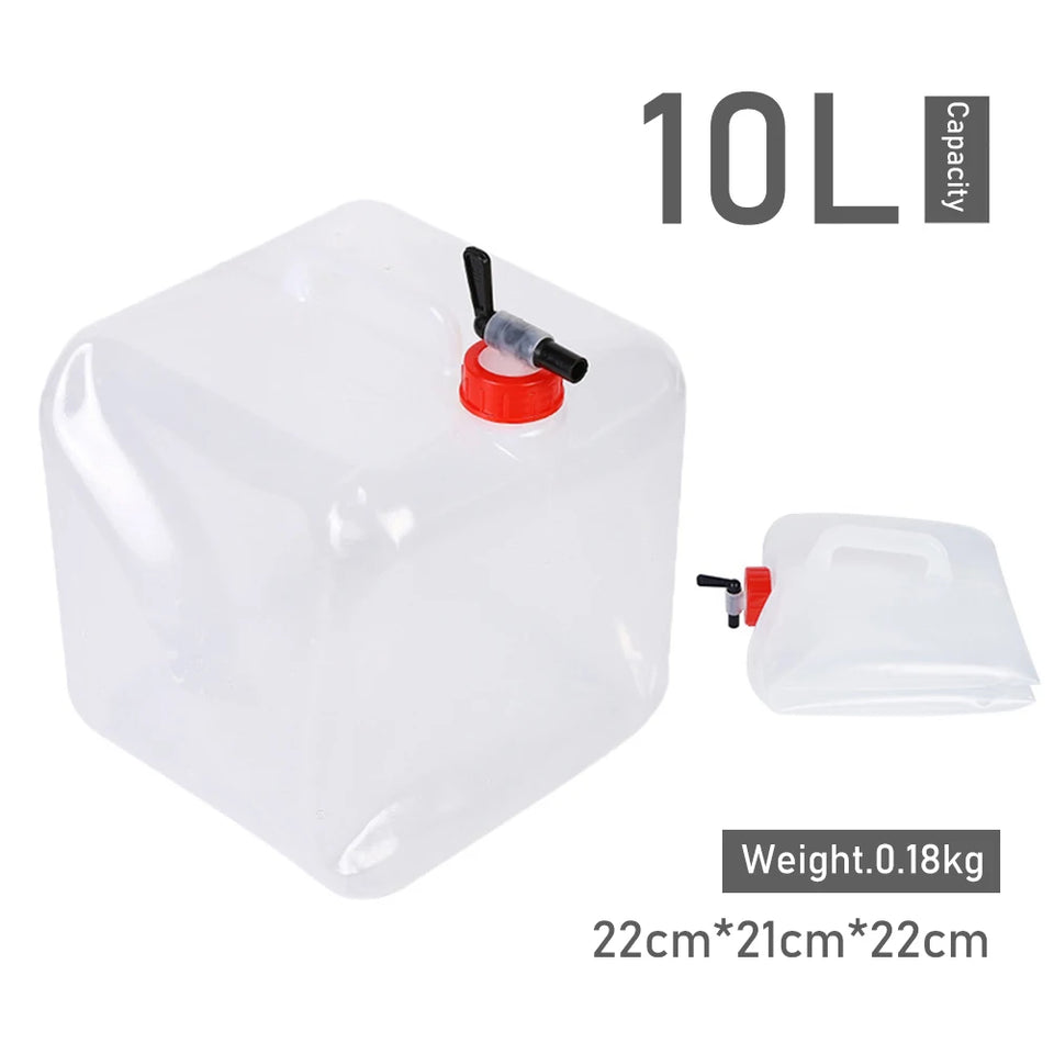 10/15L/18L/20L Thickened Collapsible Water Storage Container Large Capacity Outdoor Camping Drinking Bag Water Tank Bucket