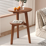 Modern Bedside Cabinets Coffee Table   Solid Wood Side Table Movable Living Room Small Coffee Table Home Furniture New