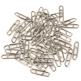 MNFT 50Pcs Powerful Stainless Steel Fast Link Clip Snap Fishing Tackle Quick Change Lead Links Clips Interlock Accessories