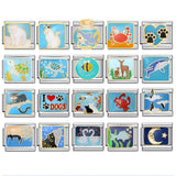 New Arrivals Blue Cute Small Animals Fit Women Men Stainless Steel Bracelet Italian Link 9mm Charm Jewelry DIY Making For Gifts