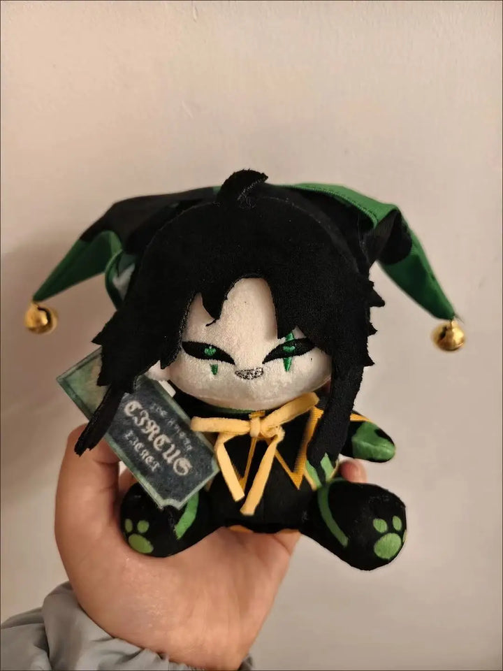NEW 10CM Anime The Freak Circus harlequin Plush Doll Keychain Keyring Cosplay Plush Stuffed Doll Body Cartoon Props XMAS Gift