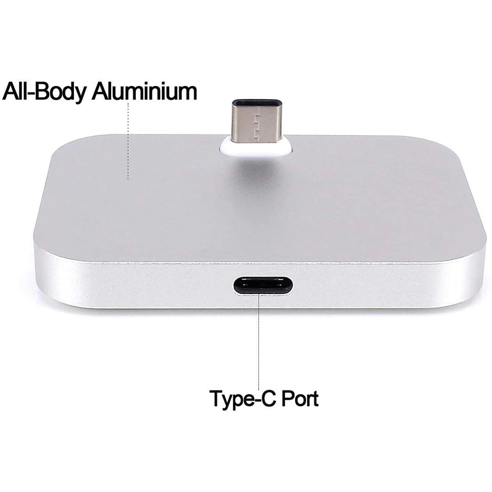 Type-C Aluminum Alloy Desktop Station Dock Charger for LG / Google/ Nokia/ Huawei/ Microsoft/ Xiaomi/ OnePlus/ Letv/ Meizu