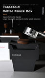 KACACAO Coffee Knock Box Espresso Grounds Container Dump Bin Bucket Anti Slip Powder Beveled Residue Barista Accessories Tools